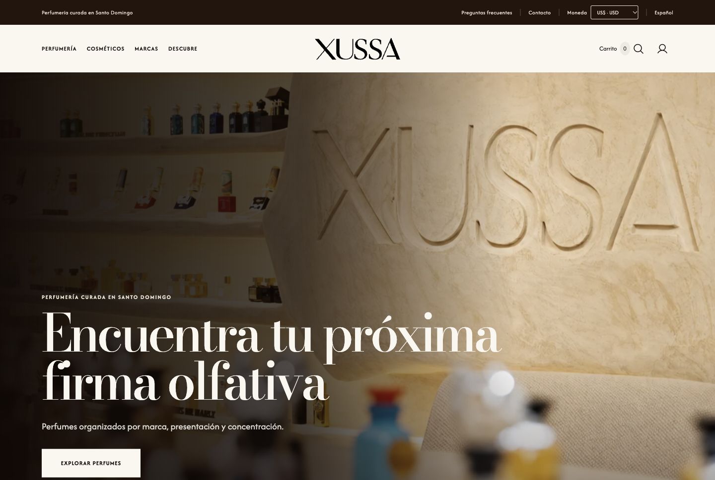 Website de XUSSA diseñado y desarrollado por Terra